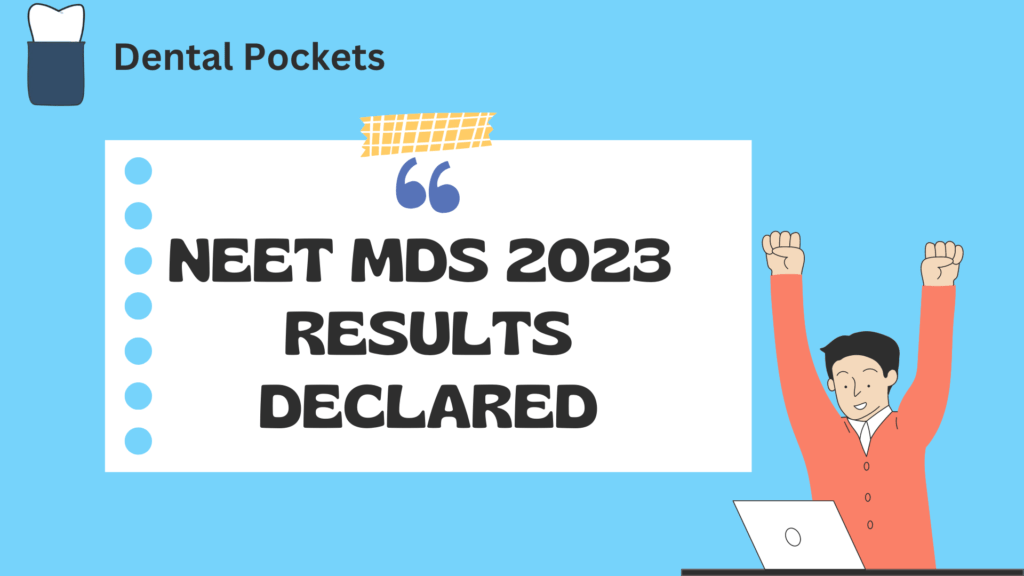 Neet MDS Results 2023